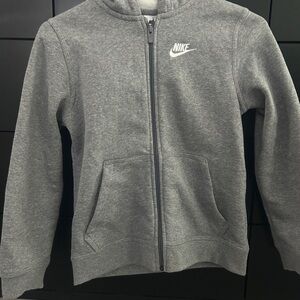 Nike Kids Charcoal Gray Hoodie